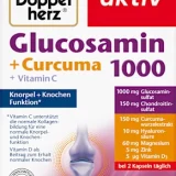 Double heart Glucosamine 1000 capsules 40 pcs., 43.8 g