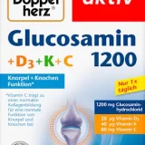 Double heart Glucosamine 1200 tablets 30 pcs, 47.4 g
