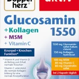 Double heart Glucosamine 1550 capsules 100 pcs, 114 g