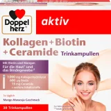 Double heart Collagen + Biotin + Ceramide drinking ampoules 30 pcs, 750 ml