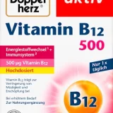 Double heart Vitamin B12 500 tablets 120 pcs, 48,2 g