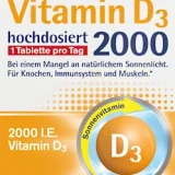 tetesept Vitamin D3 2000 I.E tablets 50 pcs, 15.3 g